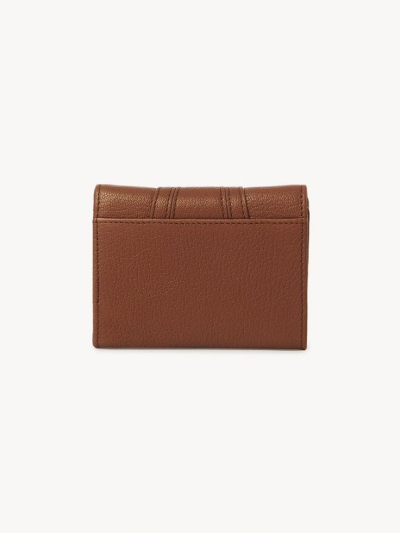 Chloe Hana Tri-fold Küçük Cüzdan Kahverengi | CHE-SR14910