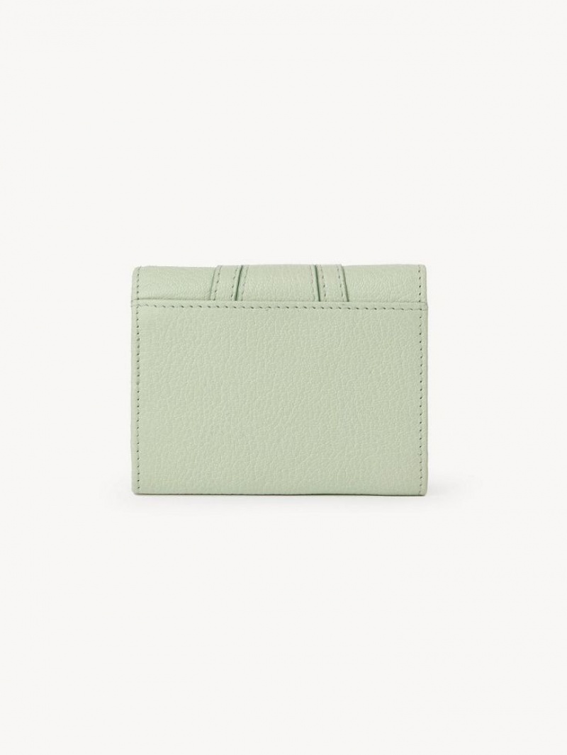 Chloe Hana Tri-fold Küçük Cüzdan Yeşil | CHE-SR14909