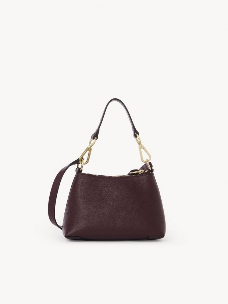 Chloe Joan Mini Omuz Çantası Bordo | CHE-SR14634