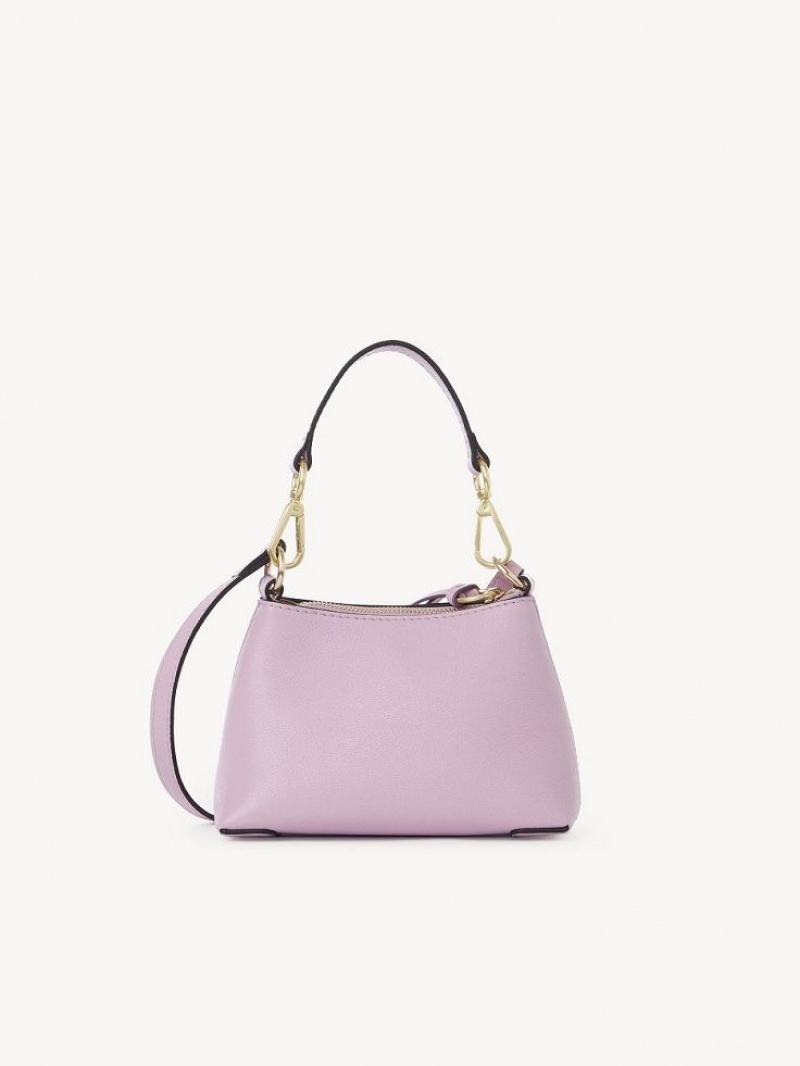 Chloe Joan Mini Omuz Çantası Lavanta Beyaz | CHE-SR14686