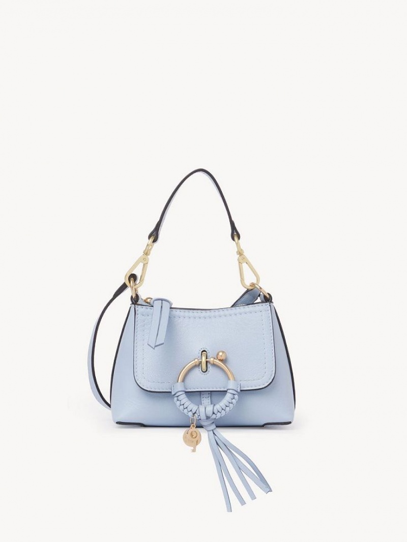 Chloe Joan Mini Omuz Çantası Mavi | CHE-SR14689