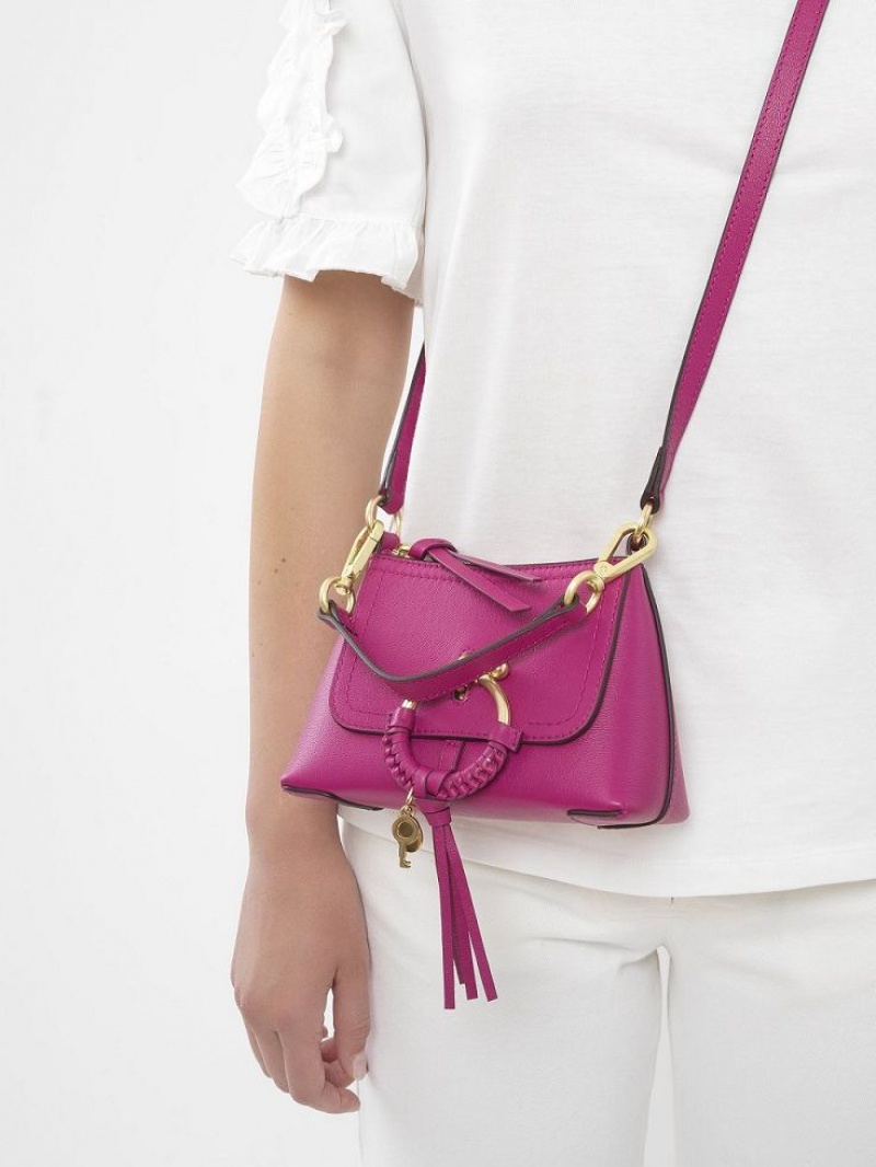 Chloe Joan Mini Omuz Çantası Pembe | CHE-SR14694