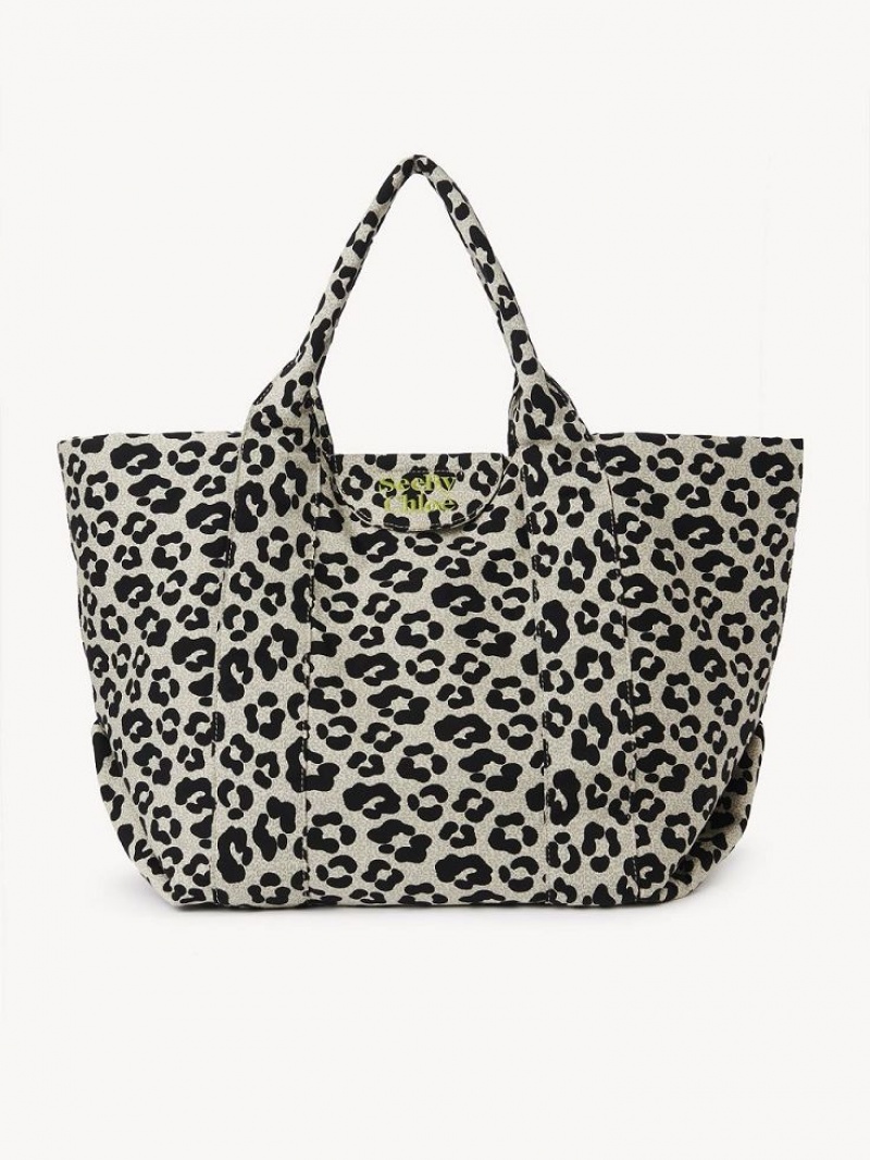 Chloe Laetizia Tote Çanta Bej Rengi | CHE-SR14699