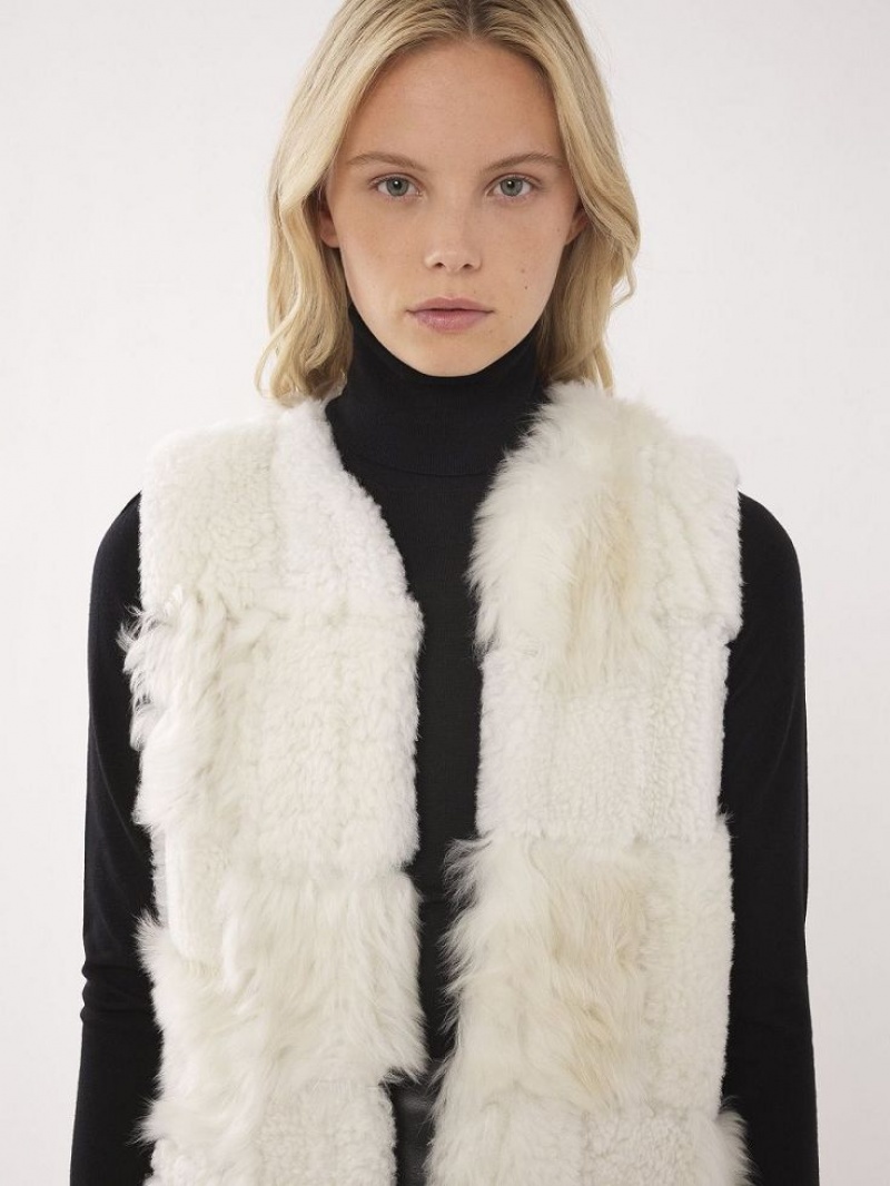 Chloe Long Gilet Mont Beyaz | CHE-SR13825