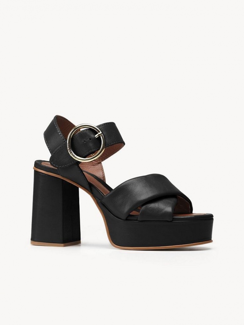 Chloe Lyna High-heel Sandalet Siyah | CHE-SR14812