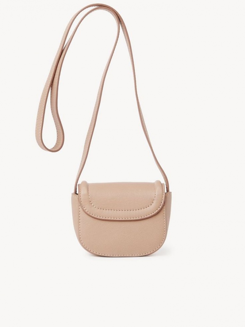 Chloe Mara Micro Omuz Çantası Kahve Pembe | CHE-SR14606