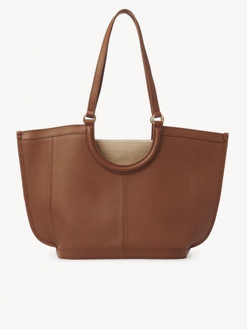 Chloe Mara Tote Çanta Kahverengi | CHE-SR14704