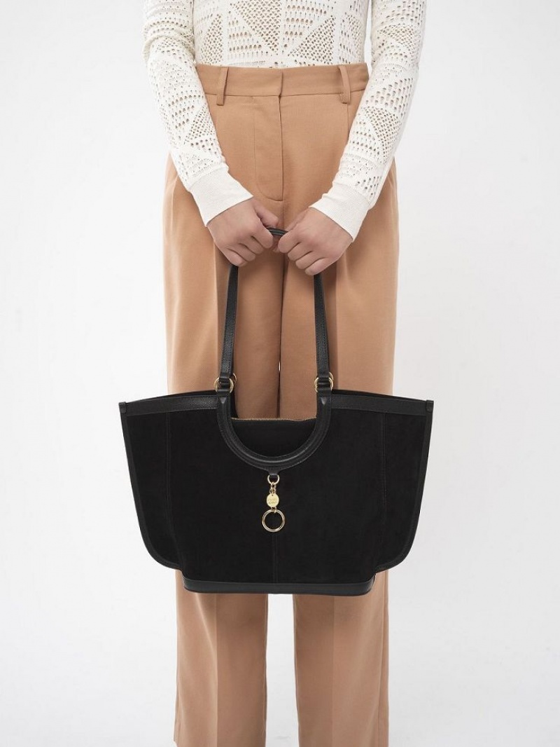 Chloe Mara Tote Çanta Siyah | CHE-SR14703