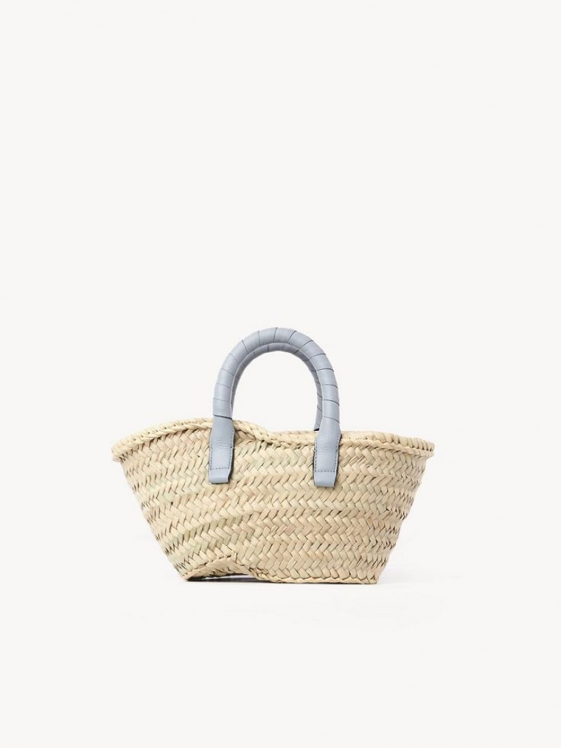 Chloe Marcie Basket Mini Çanta Mavi | CHE-SR13661