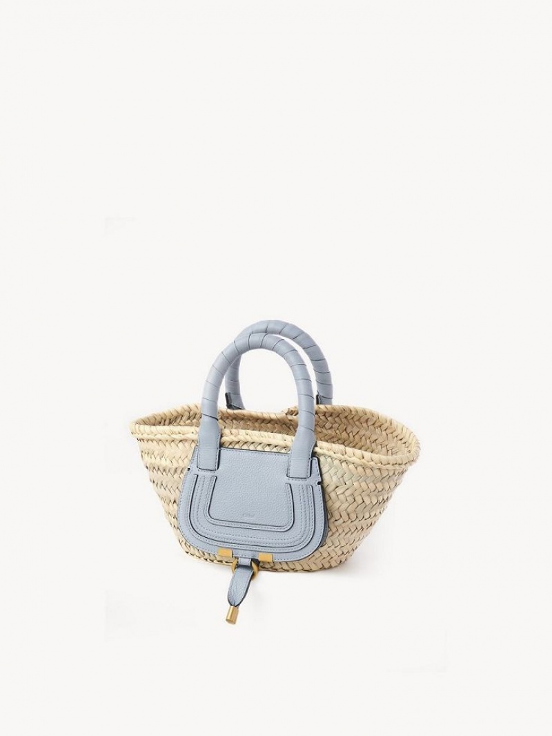 Chloe Marcie Basket Mini Çanta Mavi | CHE-SR13661