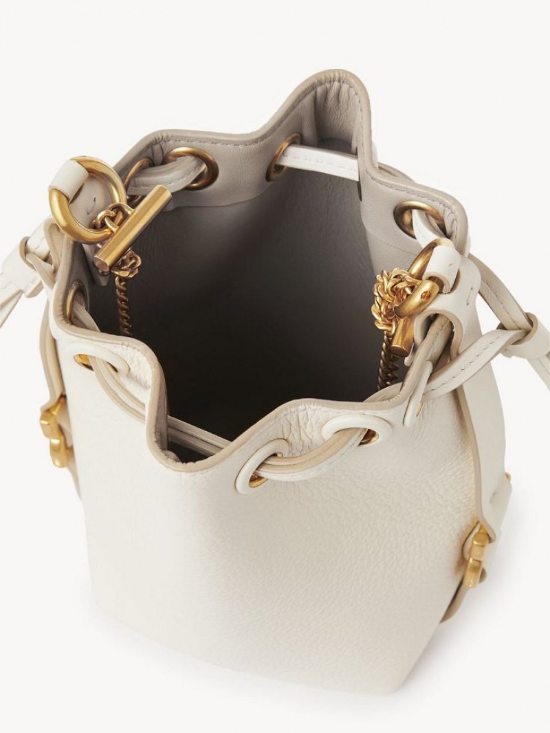 Chloe Marcie Bucket Mini Çanta Beyaz | CHE-SR13717