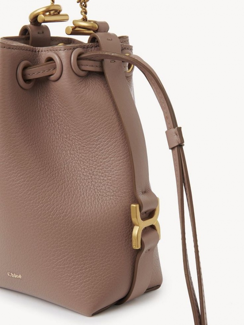 Chloe Marcie Bucket Mini Çanta Kahverengi | CHE-SR13716