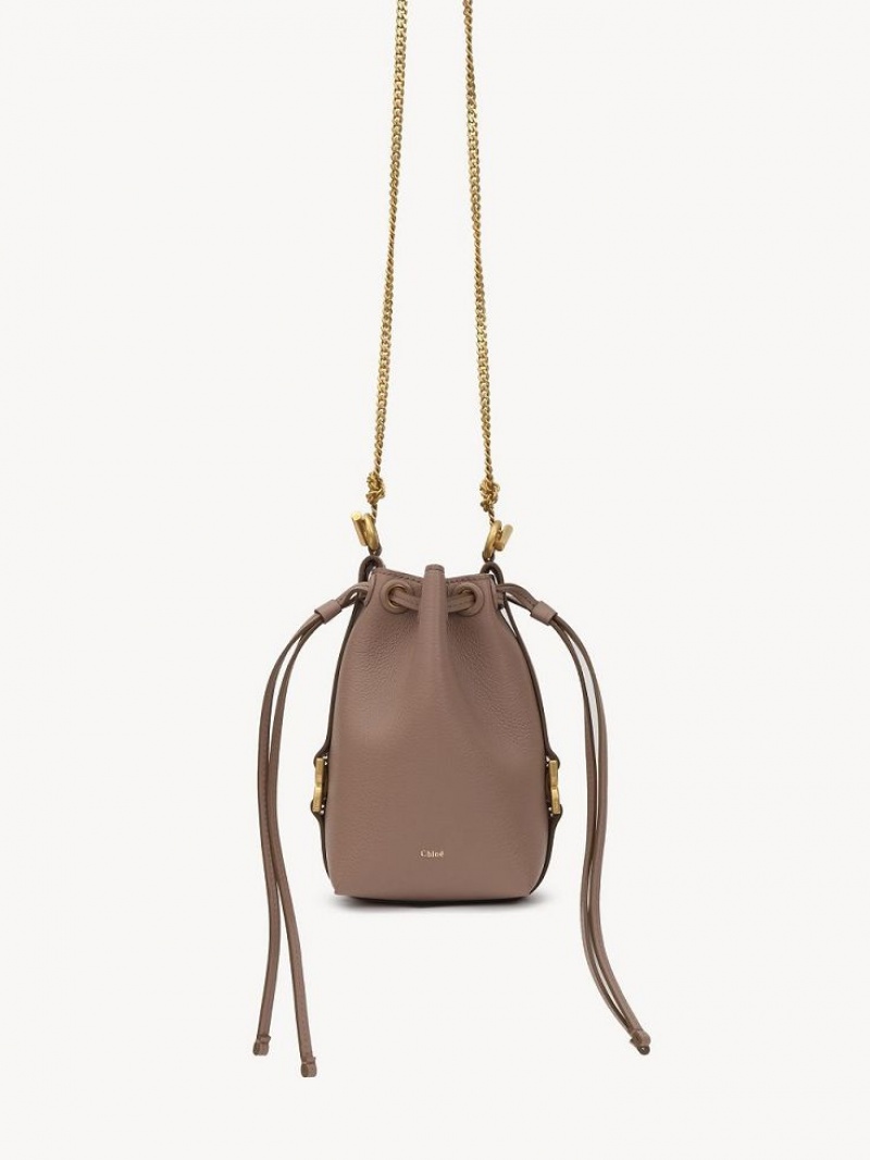 Chloe Marcie Bucket Mini Çanta Kahverengi | CHE-SR13716