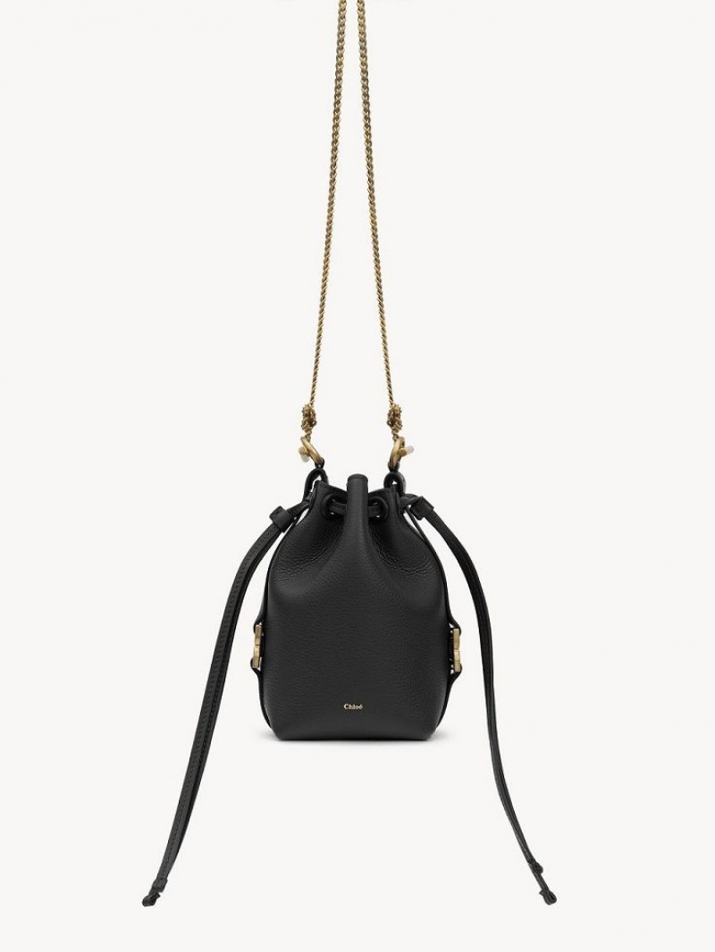 Chloe Marcie Bucket Mini Çanta Siyah | CHE-SR13718