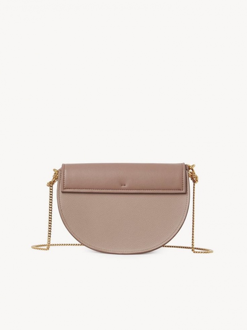 Chloe Marcie Chain Flap Çapraz Askılı Çanta Kahverengi | CHE-SR13618