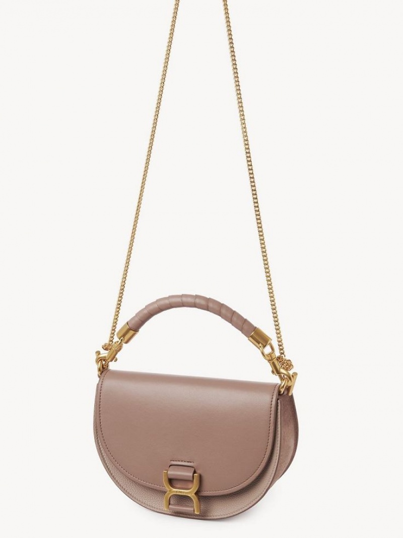 Chloe Marcie Chain Flap Çapraz Askılı Çanta Kahverengi | CHE-SR13618