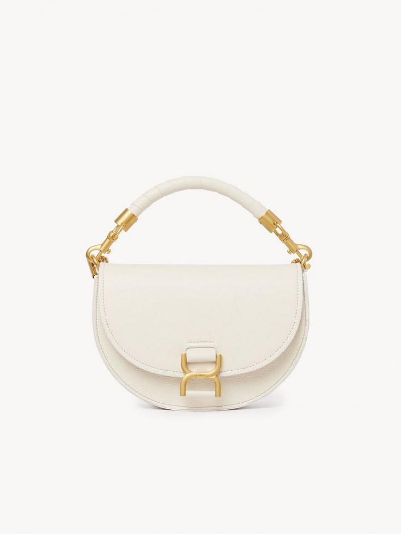 Chloe Marcie Chain Flap Çapraz Askılı Çanta Beyaz | CHE-SR13619