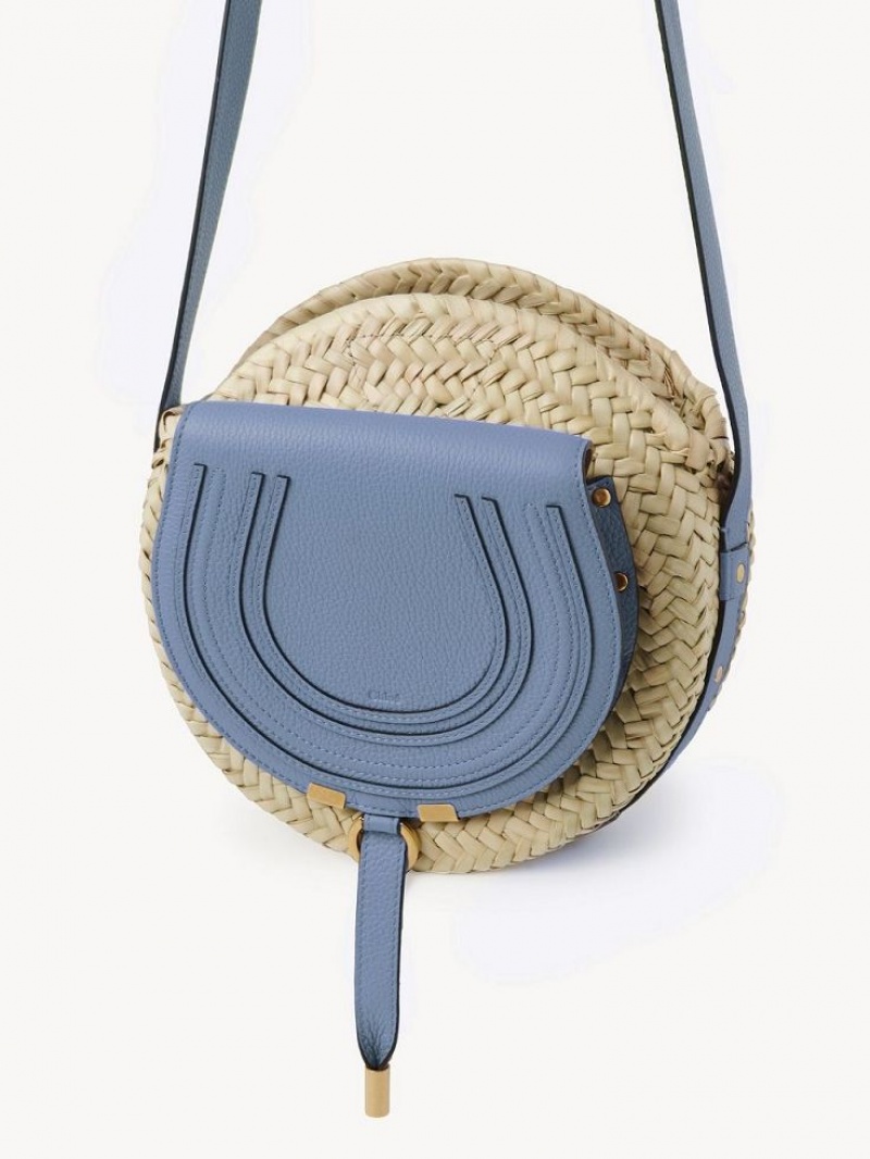 Chloe Marcie Cross-body Baskets Koyu Mavi | CHE-SR13638