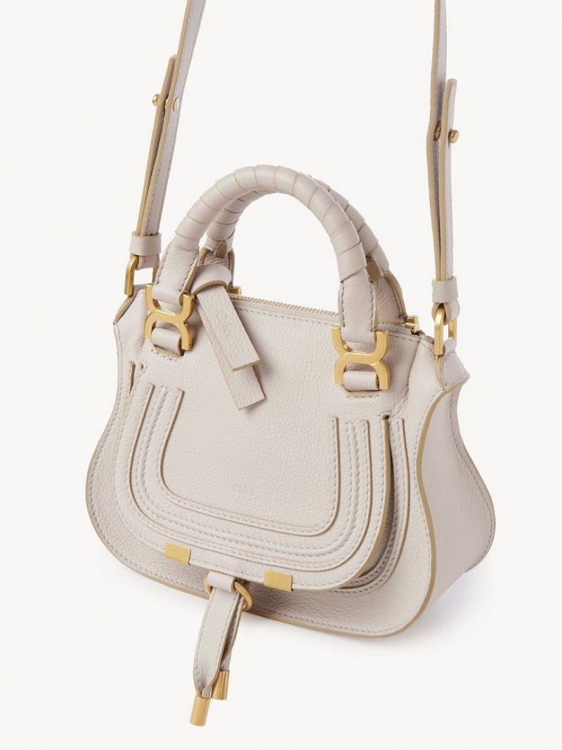 Chloe Marcie Double Carry Mini Çanta Gri | CHE-SR13714