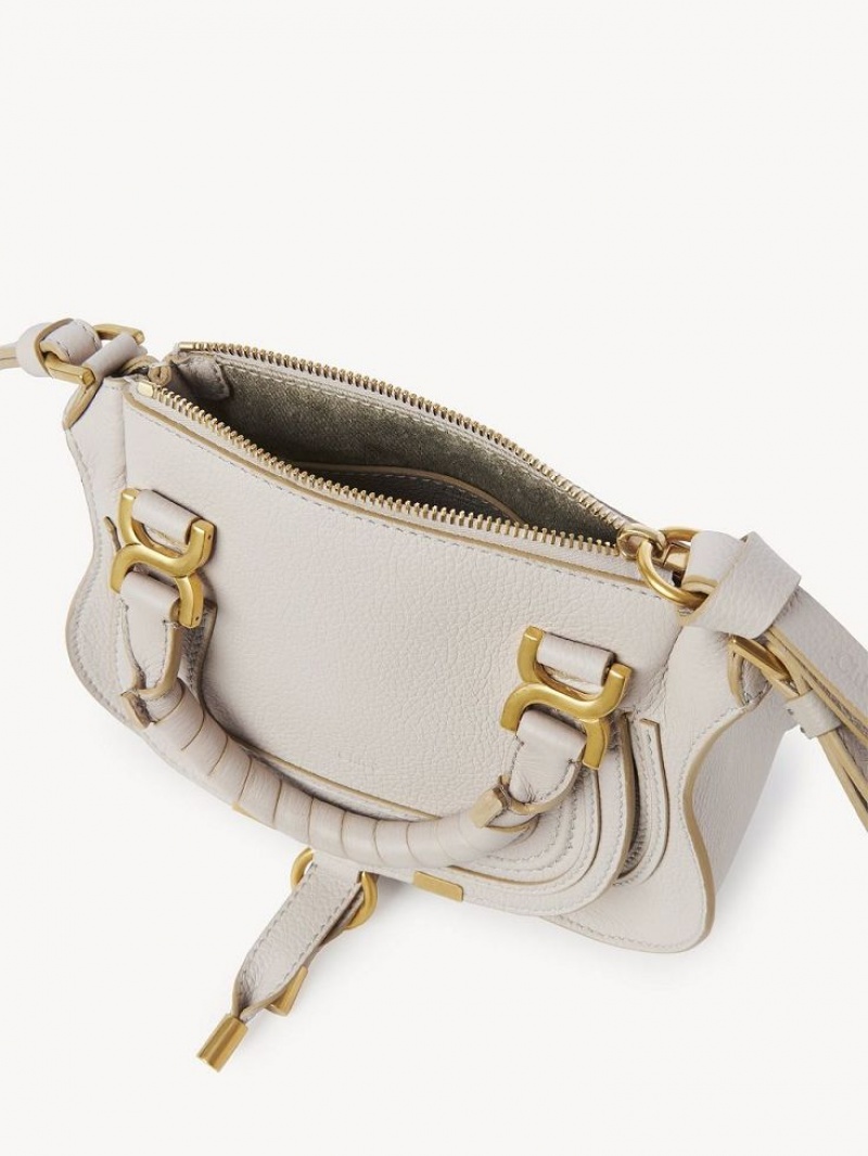 Chloe Marcie Double Carry Mini Çanta Gri | CHE-SR13714