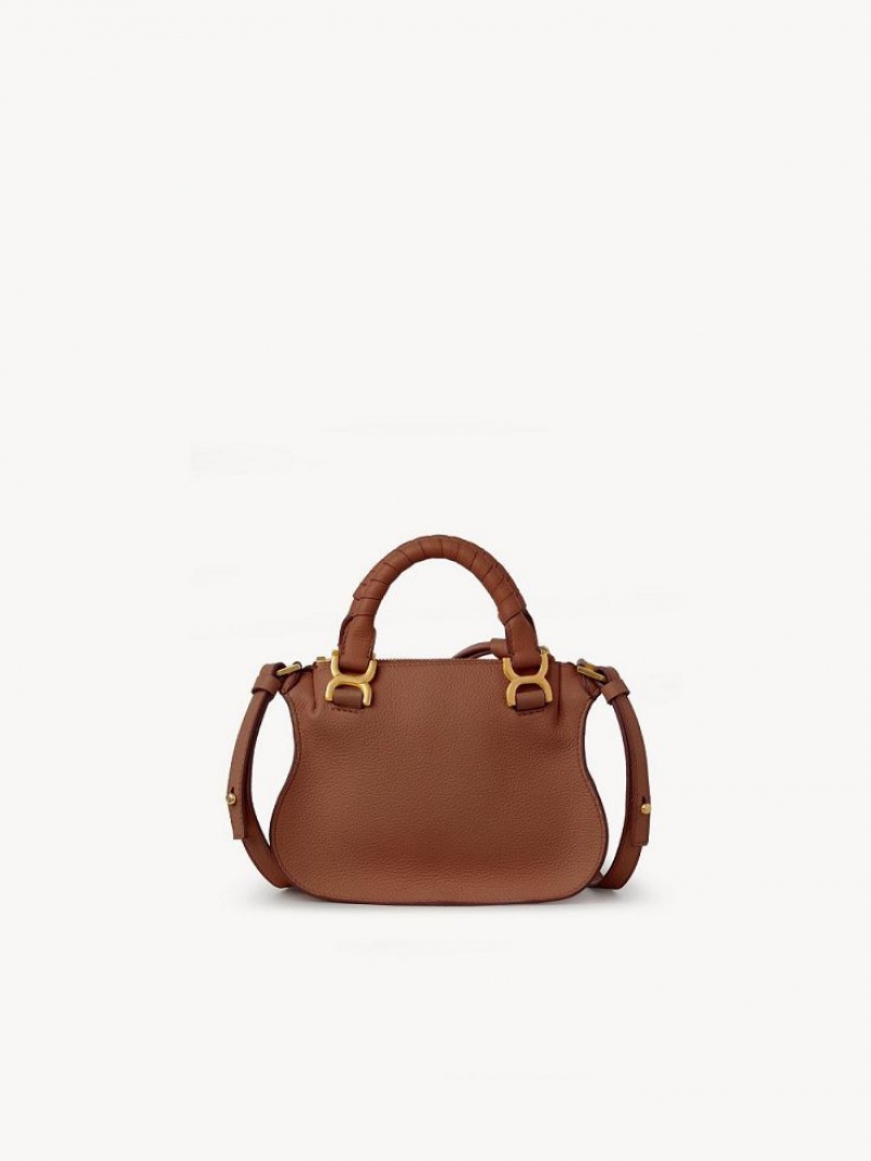 Chloe Marcie Double Carry Mini Çanta Kahverengi | CHE-SR13725