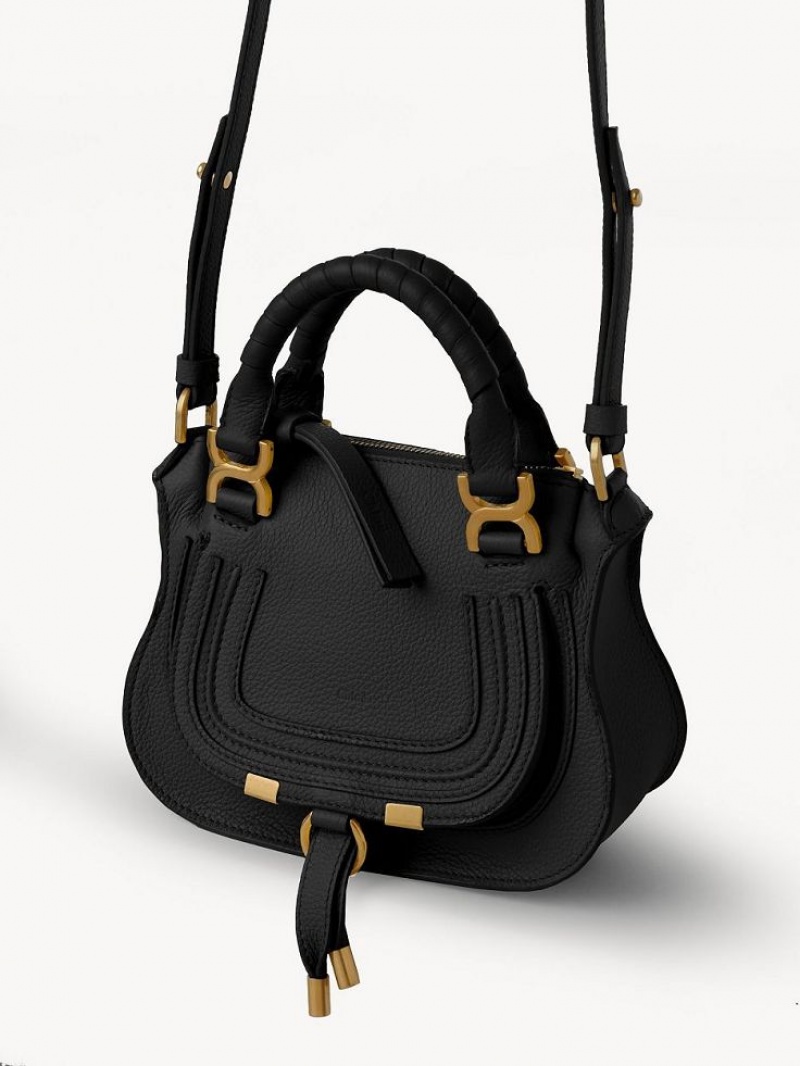 Chloe Marcie Double Carry Mini Çanta Siyah | CHE-SR13713