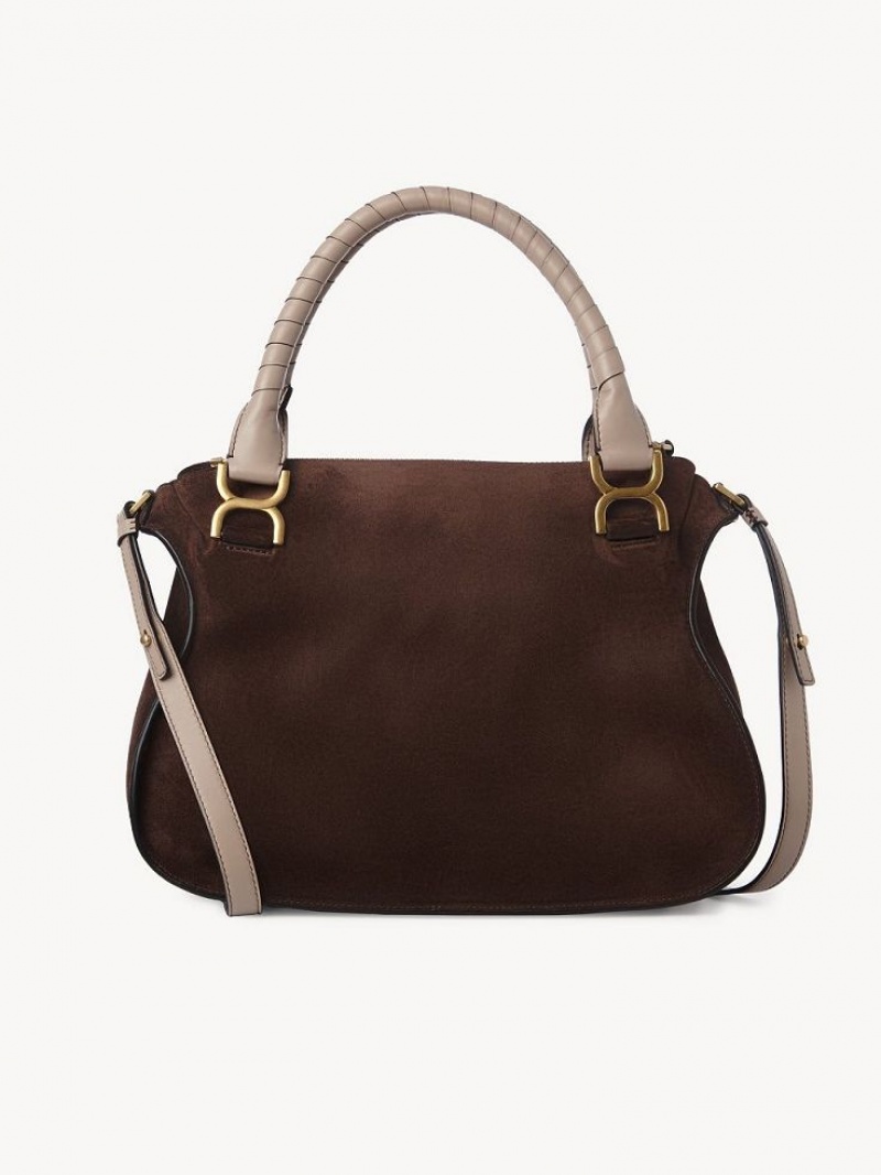 Chloe Marcie Double Carry Çapraz Askılı Çanta Kahverengi | CHE-SR13505