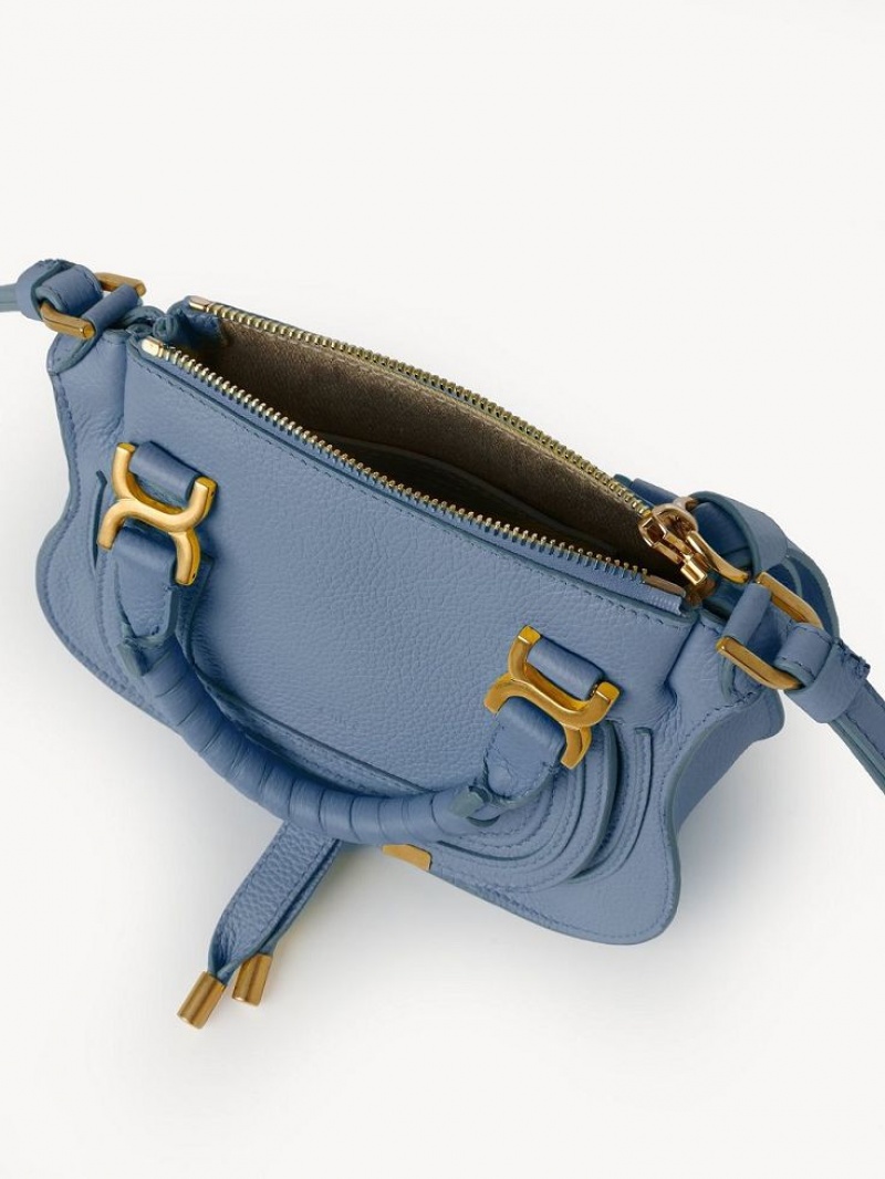 Chloe Marcie Mini Double Carry Çapraz Askılı Çanta Koyu Mavi | CHE-SR13563