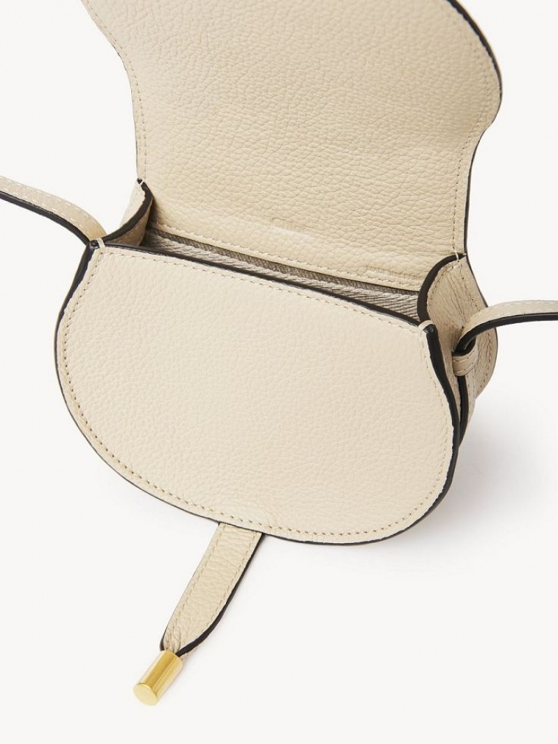 Chloe Marcie Nano Saddle Mini Çanta Bej Rengi | CHE-SR13683