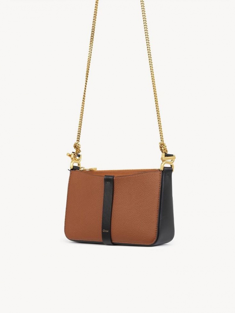 Chloe Marcie Pouch On Chain Mini Çanta Kahverengi | CHE-SR13703