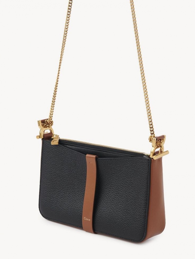 Chloe Marcie Pouch On Chain Mini Çanta Siyah | CHE-SR13704
