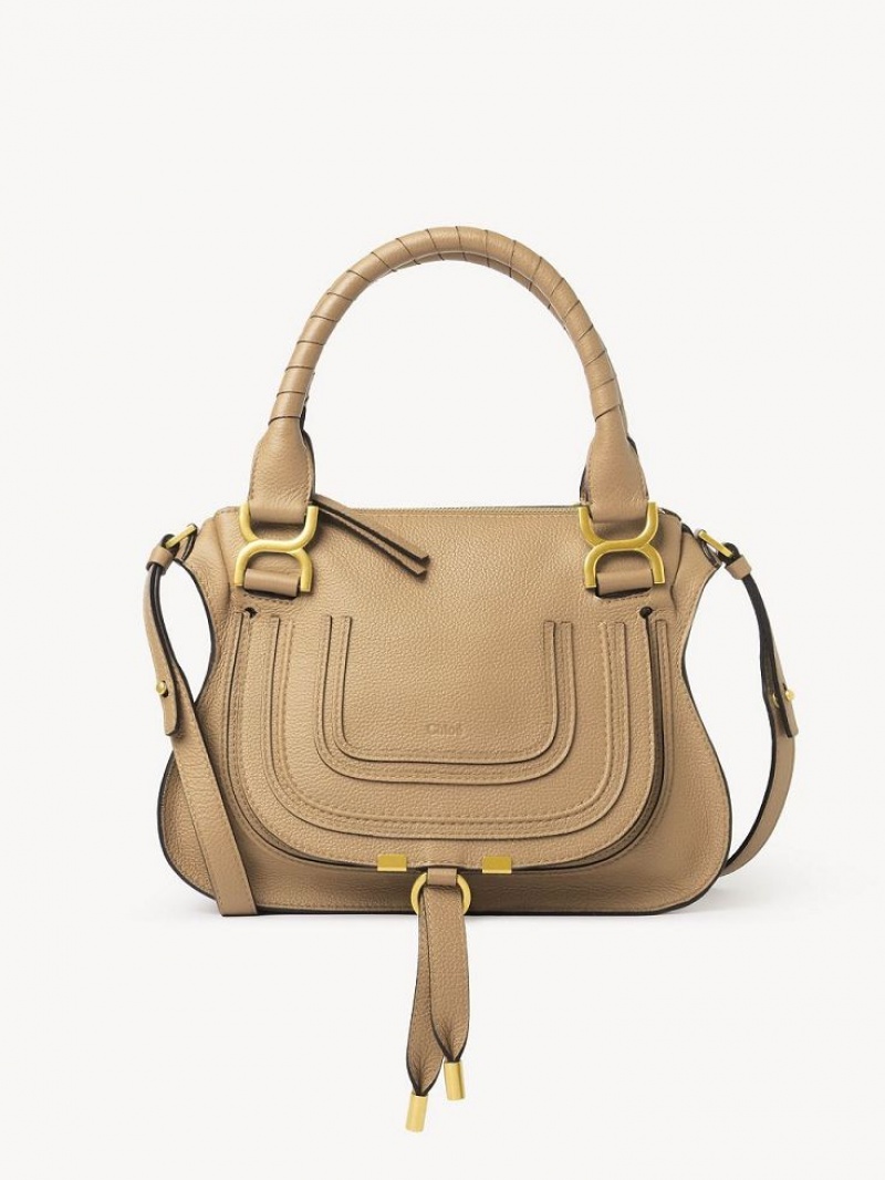 Chloe Marcie Small Double Carry Çapraz Askılı Çanta Kahverengi | CHE-SR13468