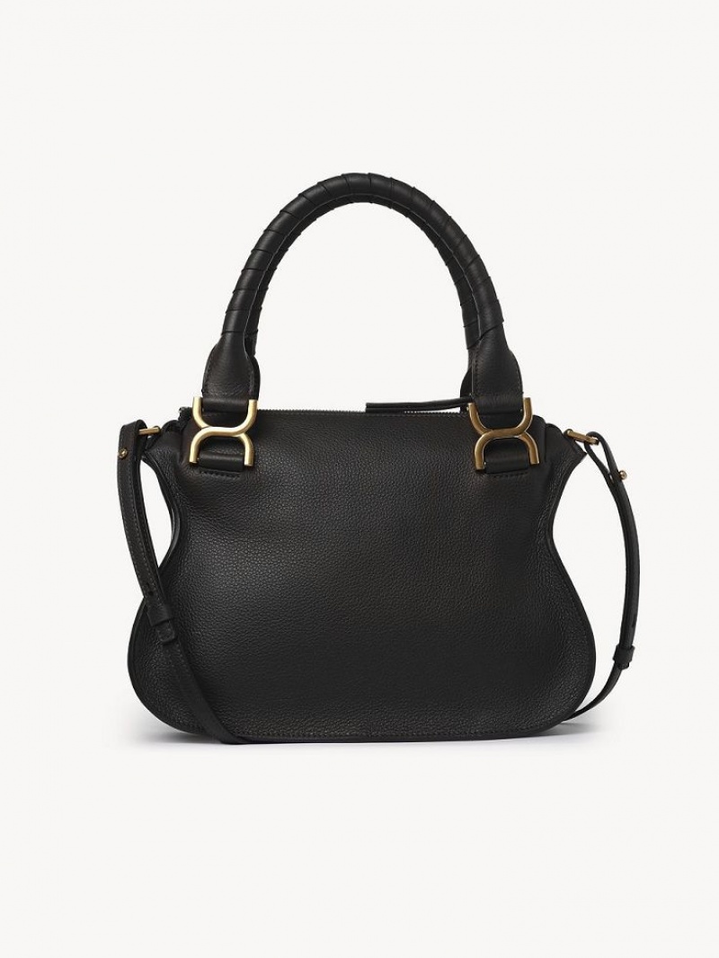 Chloe Marcie Small Double Carry Çapraz Askılı Çanta Siyah | CHE-SR13543