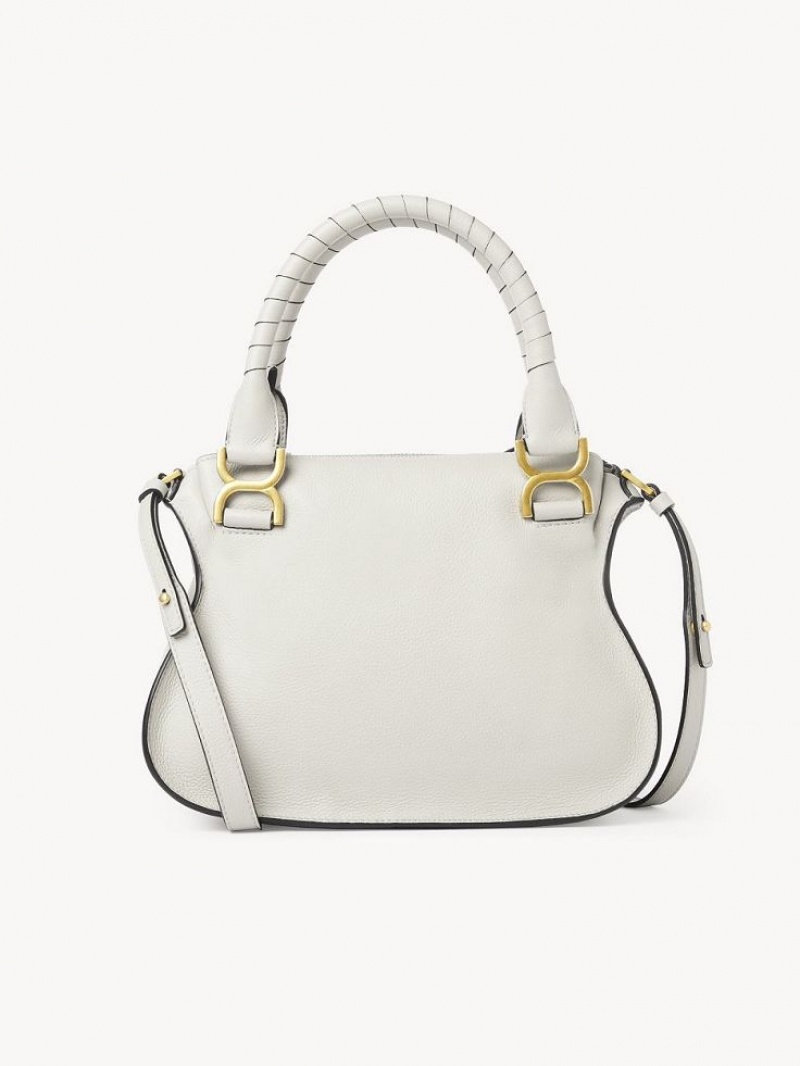 Chloe Marcie Small Double Carry Çapraz Askılı Çanta Beyaz | CHE-SR13550