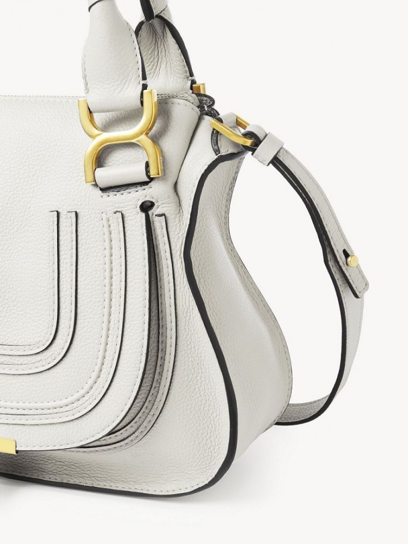 Chloe Marcie Small Double Carry Çapraz Askılı Çanta Beyaz | CHE-SR13550