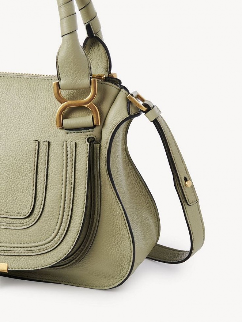 Chloe Marcie Small Double Carry Çapraz Askılı Çanta Yeşil | CHE-SR13554