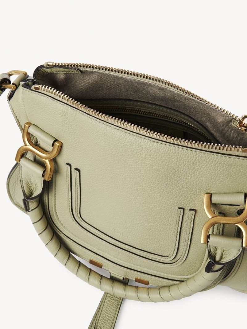 Chloe Marcie Small Double Carry Çapraz Askılı Çanta Yeşil | CHE-SR13554