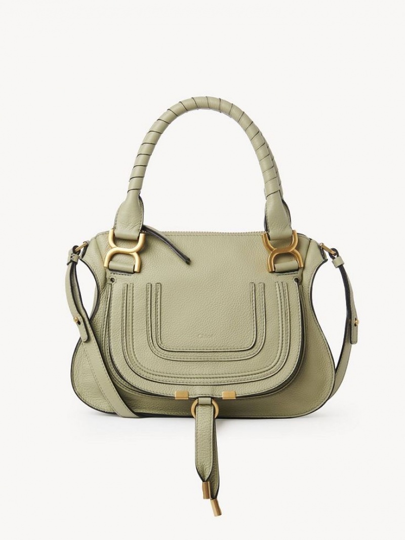 Chloe Marcie Small Double Carry Çapraz Askılı Çanta Yeşil | CHE-SR13554