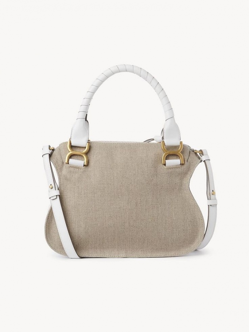 Chloe Marcie Small Double Carry Çapraz Askılı Çanta Beyaz | CHE-SR13595