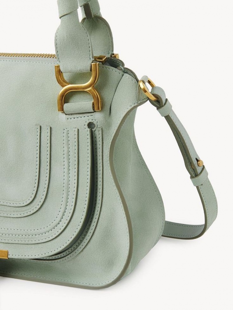 Chloe Marcie Small Double Carry Çapraz Askılı Çanta Yeşil | CHE-SR13601