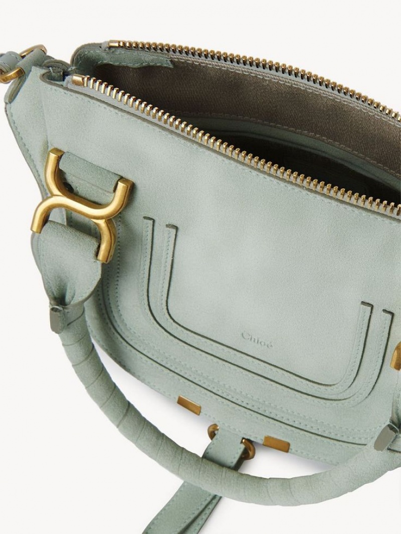 Chloe Marcie Small Double Carry Çapraz Askılı Çanta Yeşil | CHE-SR13601