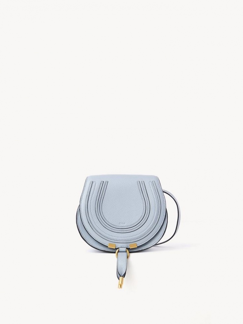 Chloe Marcie Small Saddle Mini Çanta Mavi | CHE-SR13686