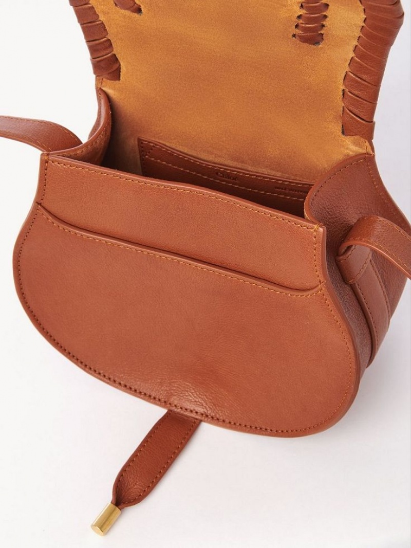 Chloe Marcie Small Saddle Mini Çanta Turuncu | CHE-SR13665