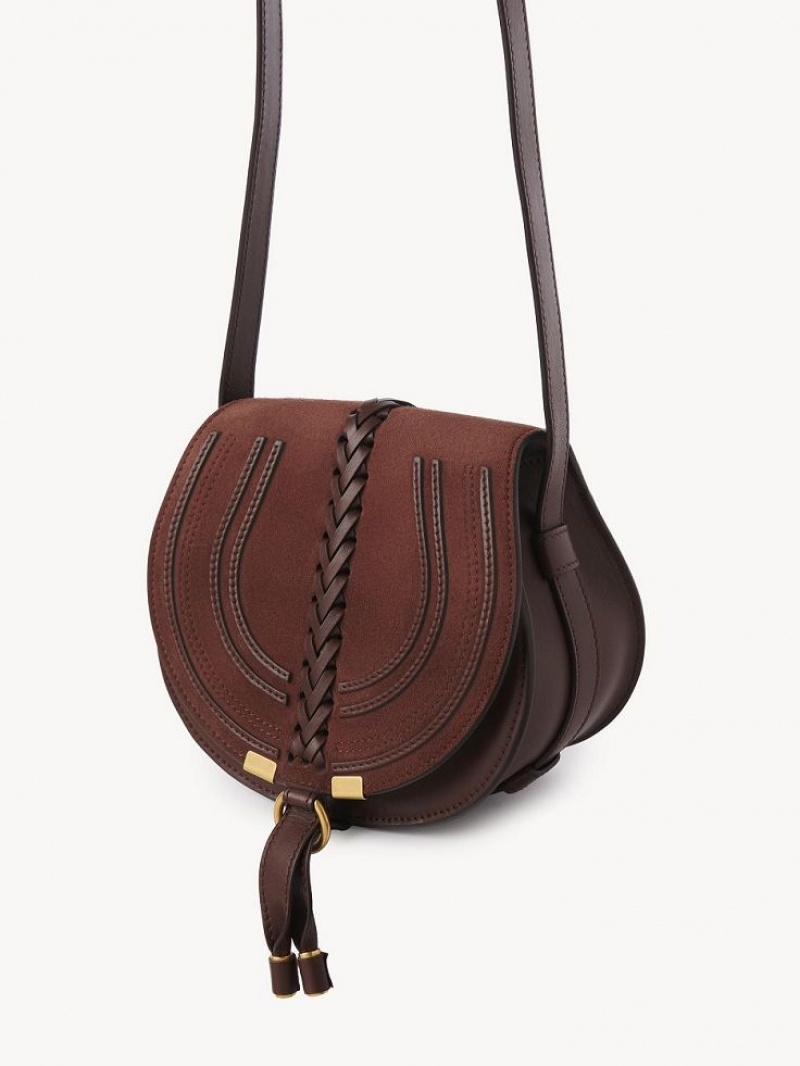 Chloe Marcie Small Saddle Omuz Çantası Kırmızı | CHE-SR13415