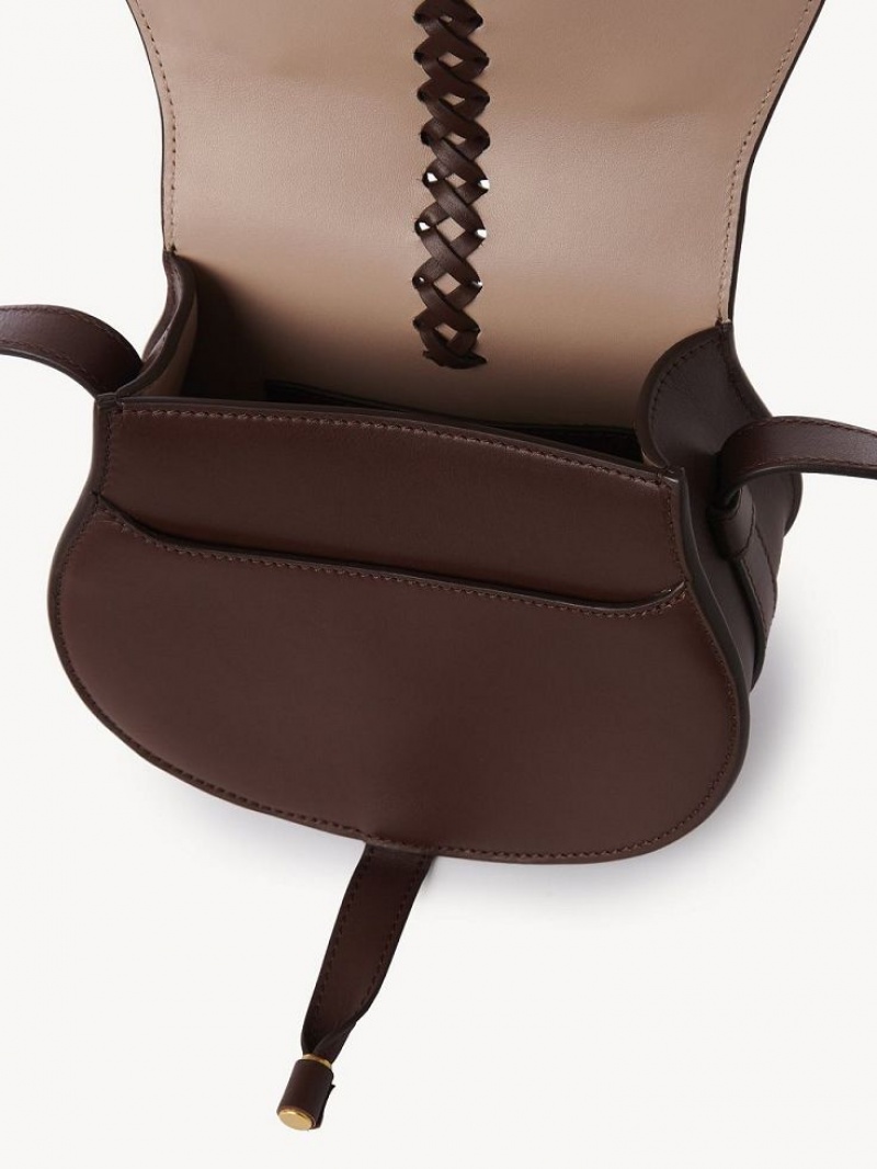 Chloe Marcie Small Saddle Omuz Çantası Kırmızı | CHE-SR13415