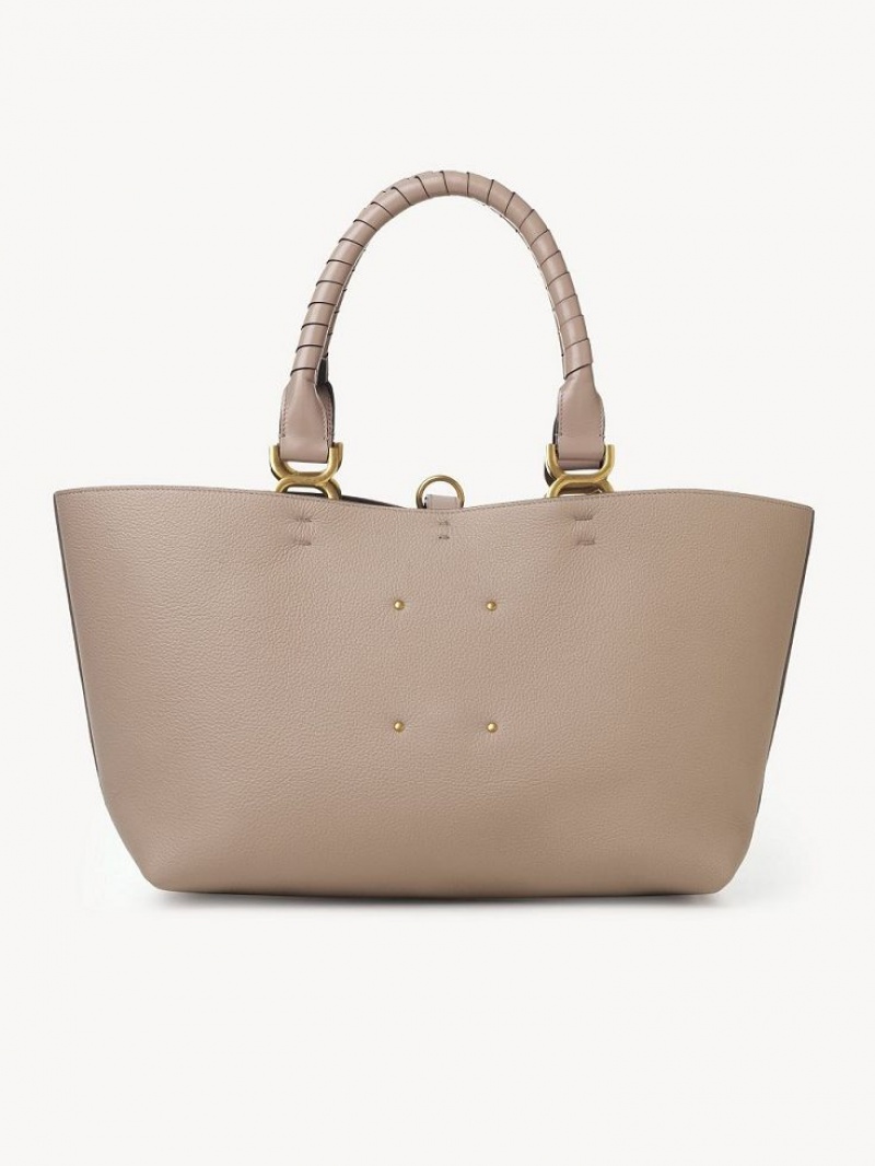 Chloe Marcie Small Tote Çanta Bej Rengi | CHE-SR13388