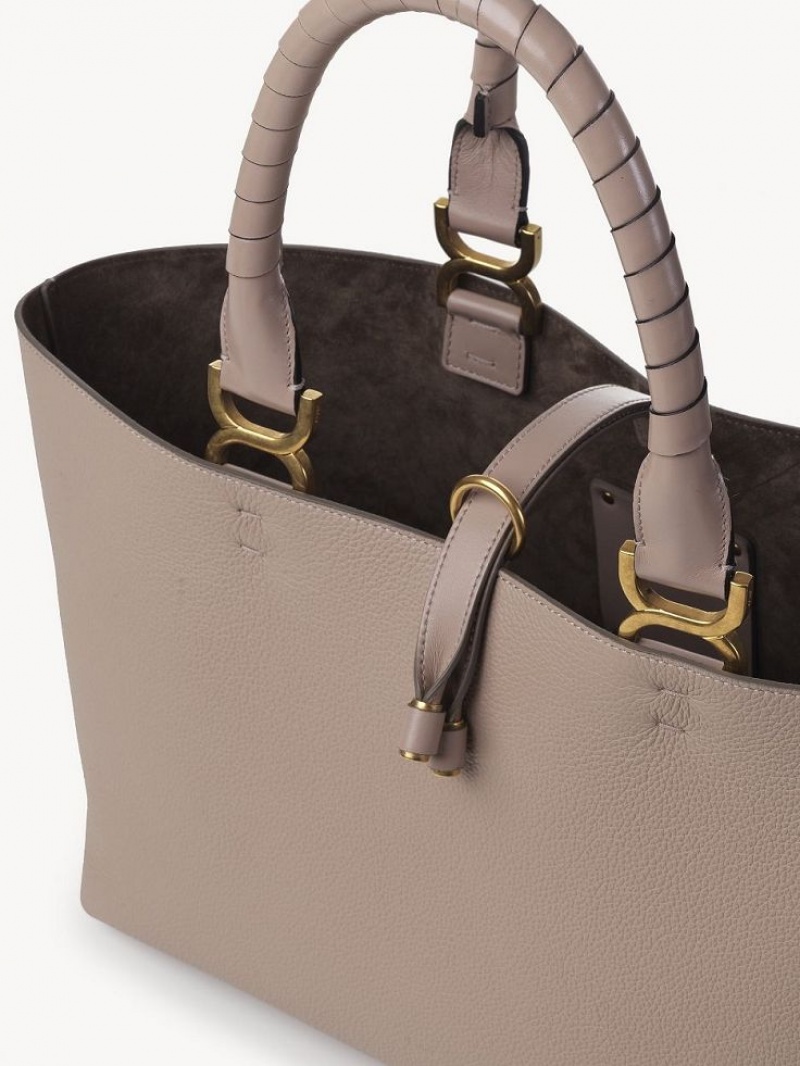 Chloe Marcie Small Tote Çanta Bej Rengi | CHE-SR13388