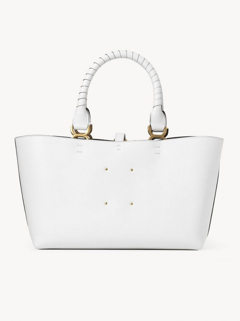 Chloe Marcie Small Tote Çanta Beyaz | CHE-SR13302