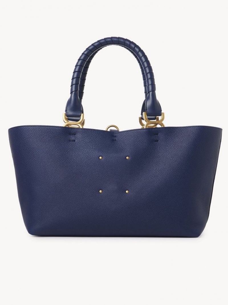 Chloe Marcie Small Tote Çanta Mavi | CHE-SR13334