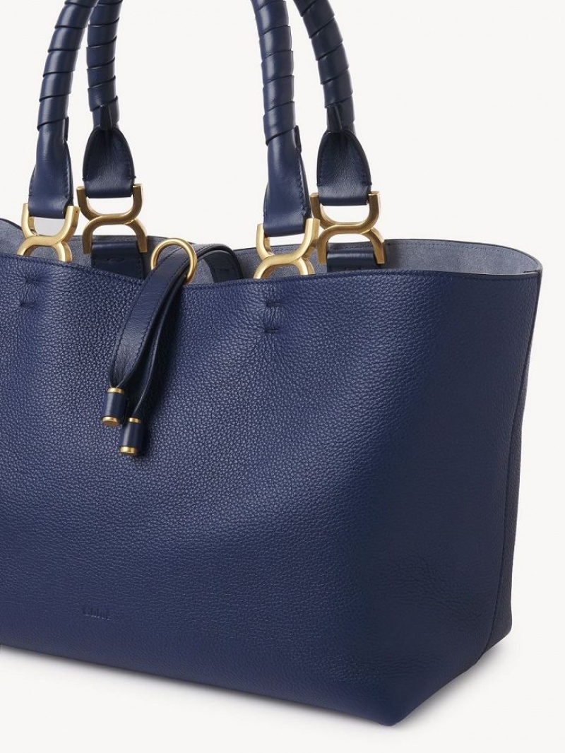 Chloe Marcie Small Tote Çanta Mavi | CHE-SR13334